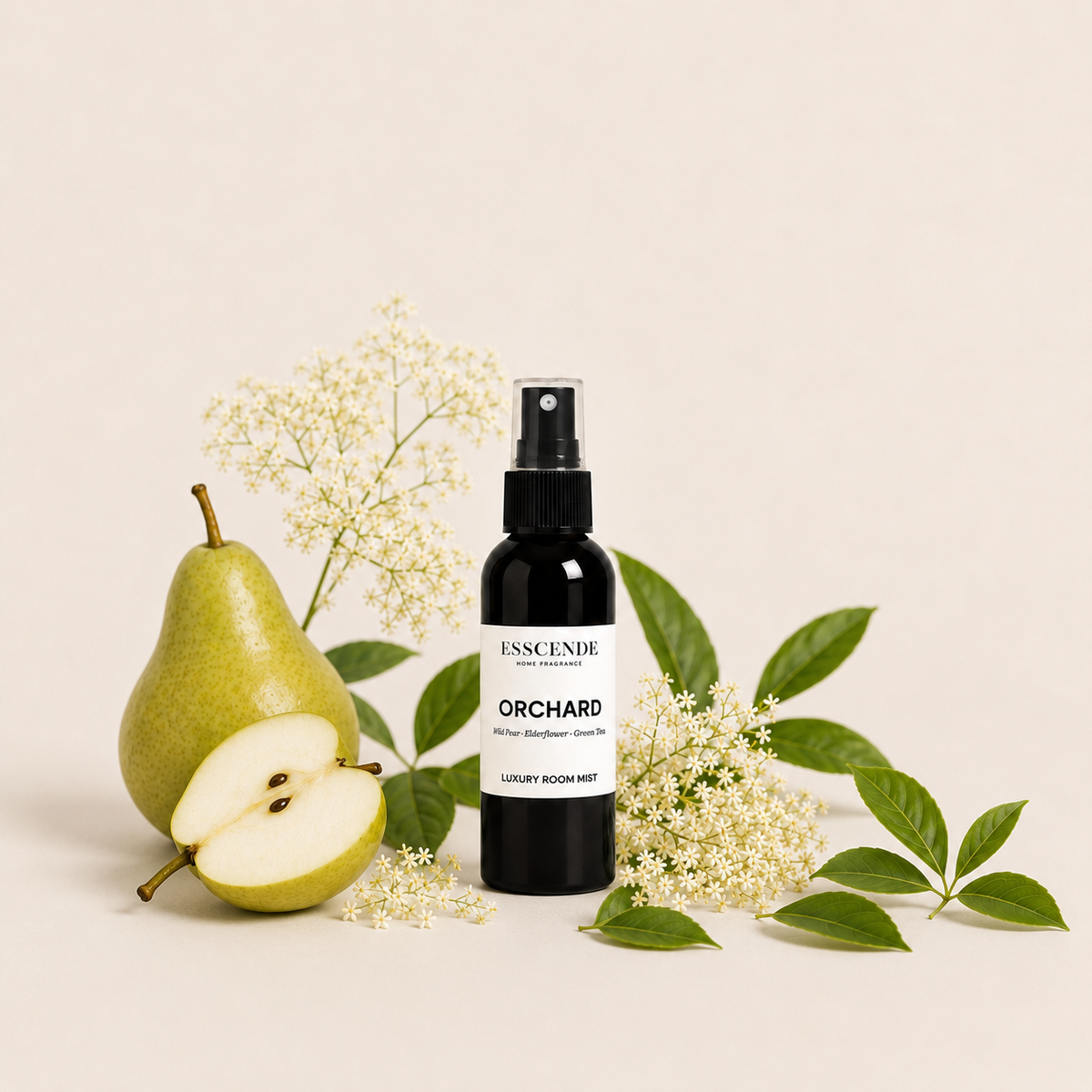 ORCHARD Luxury Room Mist - Travel Size (100ml) - Wild Pear, Elderflower, Green Tea