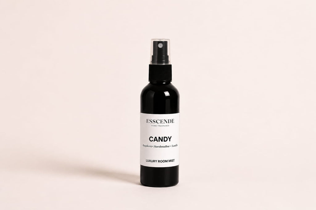 CANDY Luxury Room Mist - 100ml - Travel Size - Raspberry Marshmallow, Vanilla