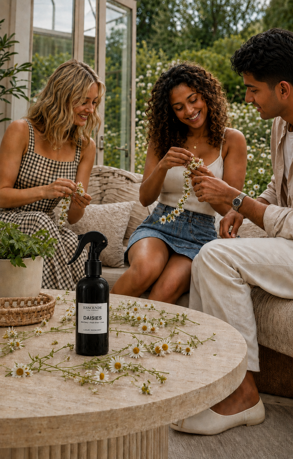 DAISIES Luxury Room Mist - 300ml - Wild Daisy, Fresh Grass, Linen